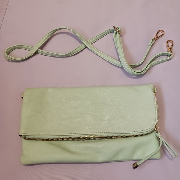 Charming Charlie Green Crossbody Purse - Picture 1 of 11